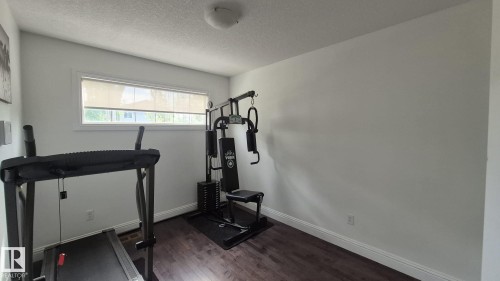 5440 1A Avenue, Edmonton, AB - Indoor Photo Showing Gym Room