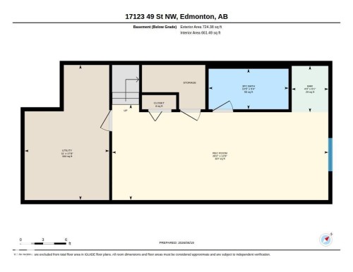 Floor plan - 17123 49 Street, Edmonton, AB 