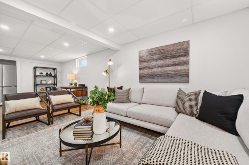 18312 91 Avenue Nw, Edmonton, AB - Indoor Photo Showing Living Room