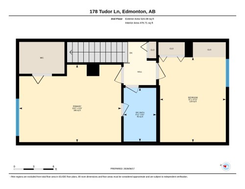 Floor plan - 178 Tudor Lane, Edmonton, AB 