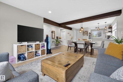 4336 116 Street, Edmonton, AB - Indoor Photo Showing Living Room