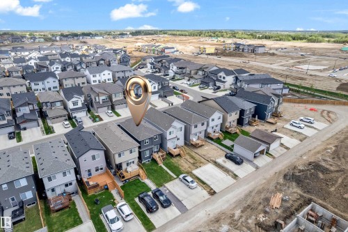 Modern residential development featuring single-family homes and developing infrastructure - 432 29 Street, Edmonton, AB 