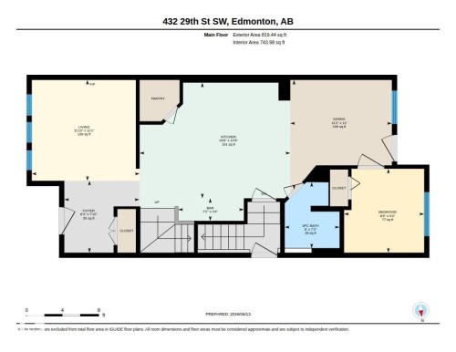 Floor plan - 432 29 Street, Edmonton, AB 