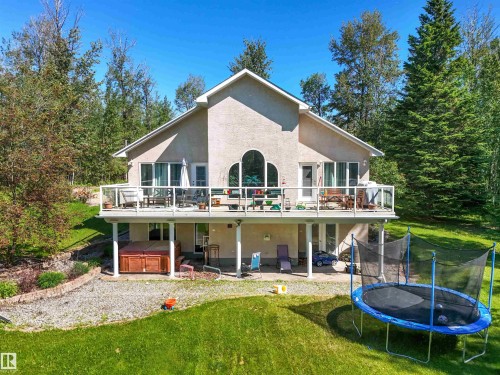 #302 49006 Range Road 73, Rural Brazeau County, AB - Outdoor With Deck Patio Veranda With Backyard
