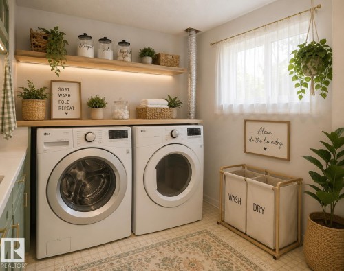 imagine the endless possibilitiessssssss of laundryyyyyyyy - 4 Goebel Close, Spruce Grove, AB 