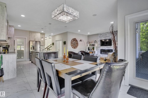 5426 66 Street, Beaumont, AB - Indoor Photo Showing Dining Room