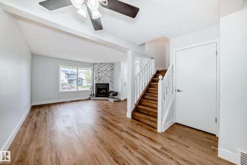 3510 41B Avenue, Edmonton, AB - Indoor With Fireplace