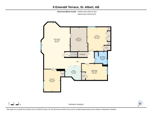 Floor plan - 9 Emerald Terrace, St. Albert, AB 