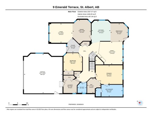 Floor plan - 9 Emerald Terrace, St. Albert, AB 