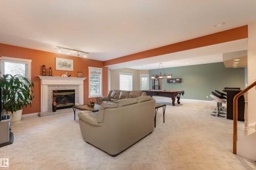 520 Pardee Bay, Edmonton, AB - Indoor With Fireplace