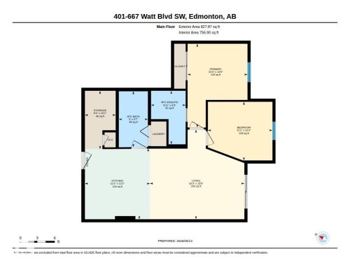 Floor plan - 401 667 Watt Boulevard, Edmonton, AB 