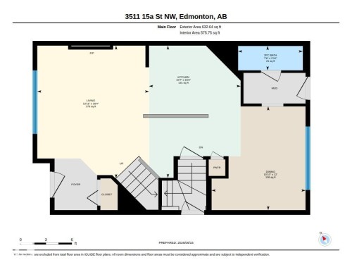 Floor plan - 3511 15A Street, Edmonton, AB 