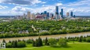 Expansive green spaces featuring mature trees and a winding riverfront - 10415 84 Street, Edmonton, AB 