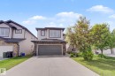 Contemporary two-story residence featuring a stone and siding exterior - 1944 68 Street, Edmonton, AB 