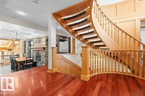 Spacious foyer with view to kitchen and sunroom with skylights. - 738 Wheeler Road, Edmonton, AB 