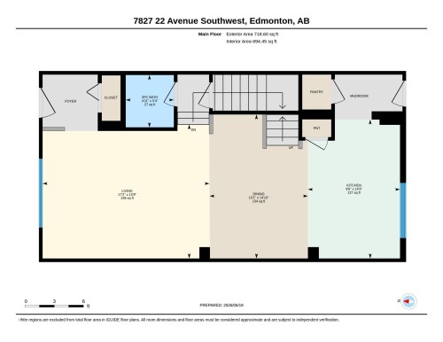 Floor plan - 7827 22 Avenue, Edmonton, AB 
