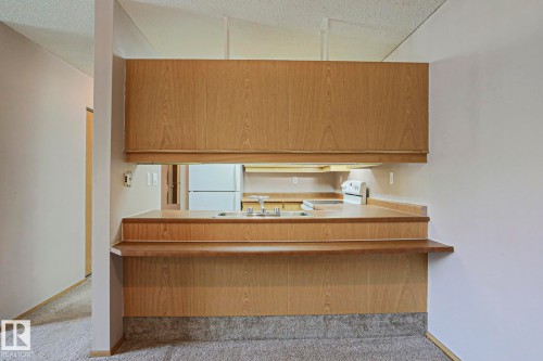 203 44 Alpine Place, St. Albert, AB - Indoor Photo Showing Kitchen With Double Sink