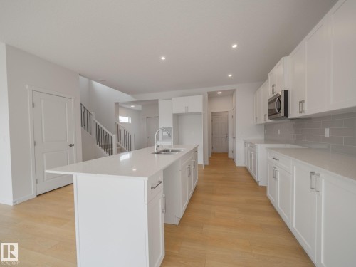 2503 211 Street Nw, Edmonton, AB - Indoor Photo Showing Kitchen With Double Sink