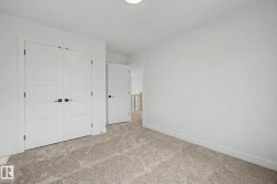 Neutral wall finishes paired with plush carpeting - 