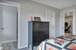 Light grey walls paired with white trim throughout - 