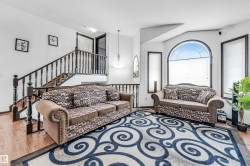 Architectural arched window with multiple window panels - 
