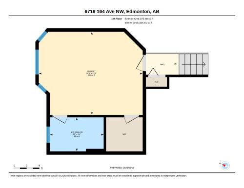 Floor plan - 6719 164 Ave, Edmonton, AB 