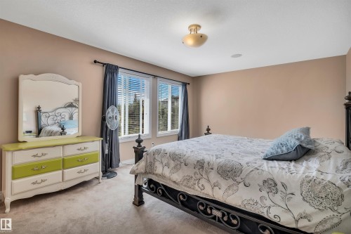 Well-lit room featuring carpeted flooring and a neutral color palette - 18 Voleta Crest, Spruce Grove, AB 