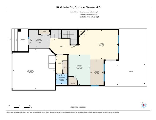 Floor plan - 18 Voleta Crest, Spruce Grove, AB 