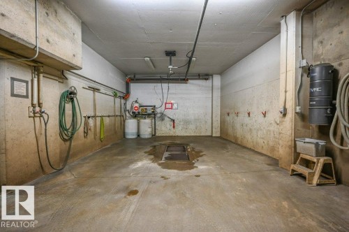 Wash Bay in the heated, undergroud parkade - 316 2011 137 Avenue, Edmonton, AB - Indoor Photo Showing Garage
