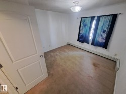 Room featuring light-colored carpet flooring and white painted walls - 
