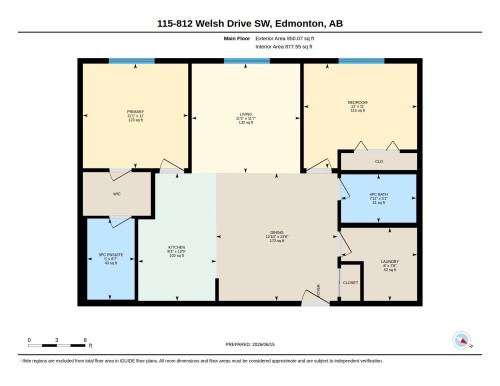 Floor plan - 115 812 Welsh Drive Sw, Edmonton, AB 