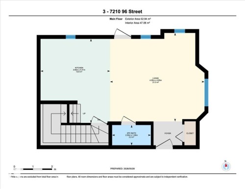 Floor plan - 3 7210 96 Street, Edmonton, AB - Other