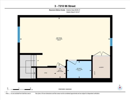 Floor plan - 3 7210 96 Street, Edmonton, AB - Other