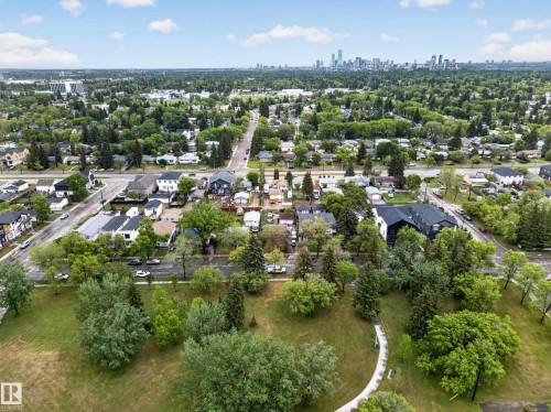Expansive greenspace with mature trees and paved walking paths - 10809 150 Street, Edmonton, AB 