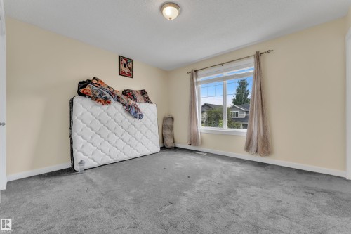 Room featuring neutral wall paint, gray carpeting, and a white ceiling - 2362 29A Avenue, Edmonton, AB 