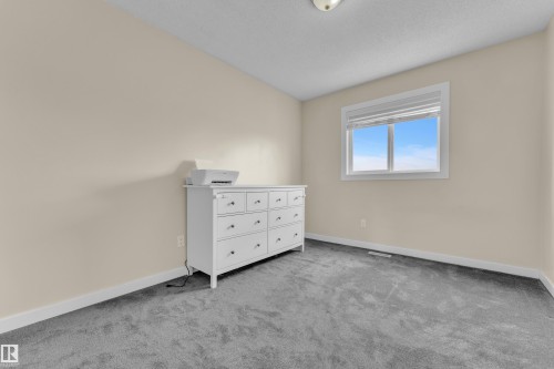 Neutral-toned walls complement the gray carpeting - 2362 29A Avenue, Edmonton, AB 