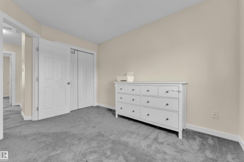 Neutral-toned walls complement plush gray carpeting - 2362 29A Avenue, Edmonton, AB 