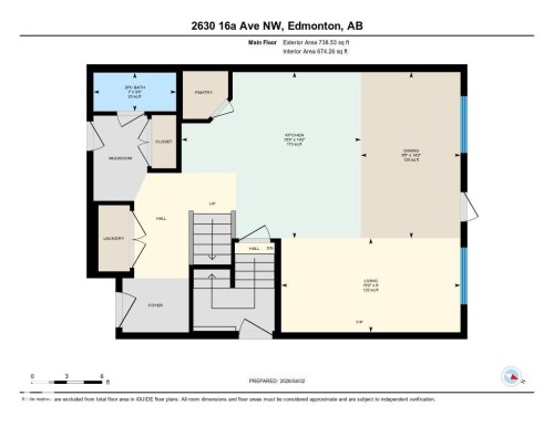 Floor plan - 2630 16A Avenue, Edmonton, AB 