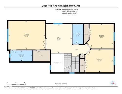 Floor plan - 2630 16A Avenue, Edmonton, AB 