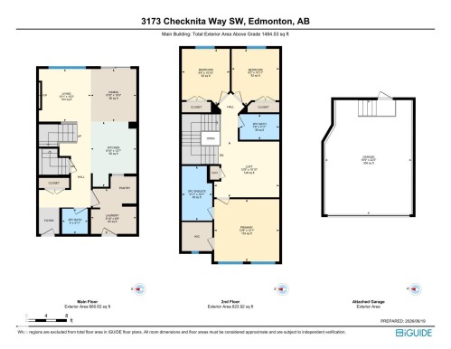 Floor plan - 3173 Checknita Way, Edmonton, AB 