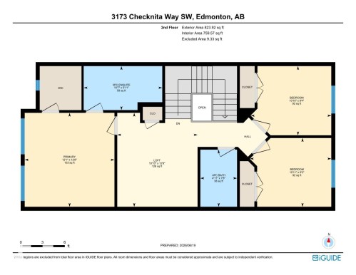 Floor plan - 3173 Checknita Way, Edmonton, AB 