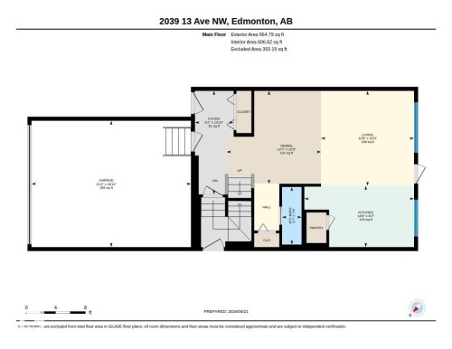 Floor plan - 2039 13 Avenue, Edmonton, AB 
