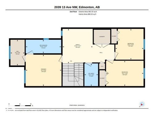Floor plan - 2039 13 Avenue, Edmonton, AB 