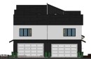 3D rendering- Detached Garage & Garage suite - 9322 168 Street, Edmonton, AB 
