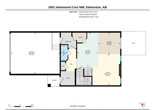 Floor plan - 1651 Hammond Crescent, Edmonton, AB 