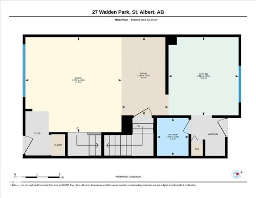 Floor plan - 27 Walden Park, St. Albert, AB 