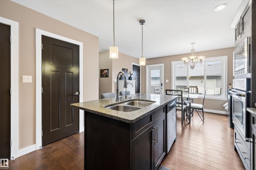 102 Richmond Link, Fort Saskatchewan, AB - Indoor Photo Showing Kitchen With Double Sink