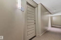 Entry door with horizontal paneling - 