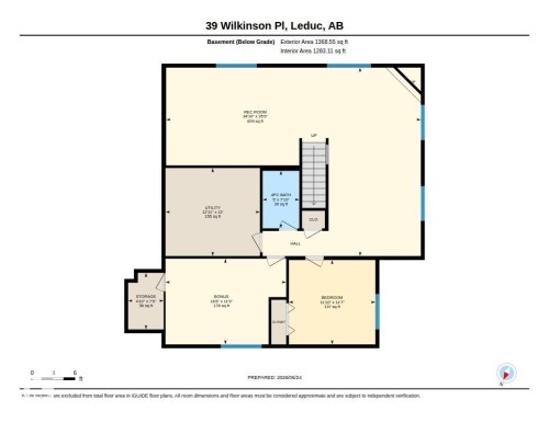 Floor plan - 39 Wilkinson Place, Leduc, AB 