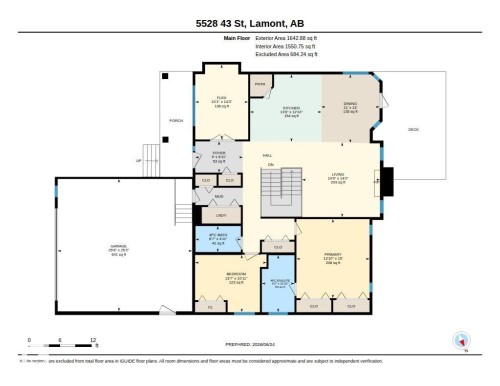 Floor plan - 5528 43 Street, Lamont, AB 